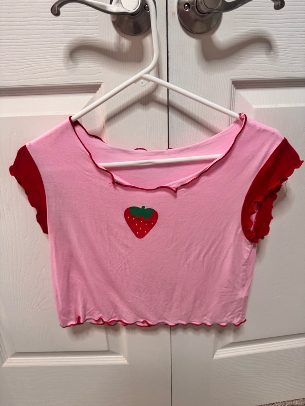 Pink & Red Strawberry Tee